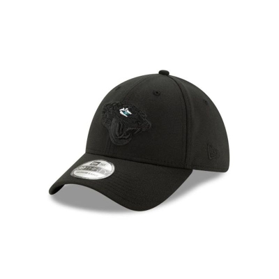Jacksonville Jaguars Gorra | New Era NFL Logo Elements 2.0 39thirty Stretch Fit Cap Mexico - Negros